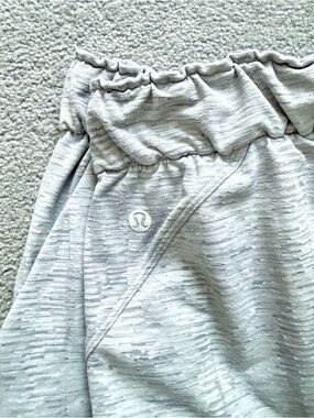 lululemon athletica Light Gray Cropped Jogger Pants